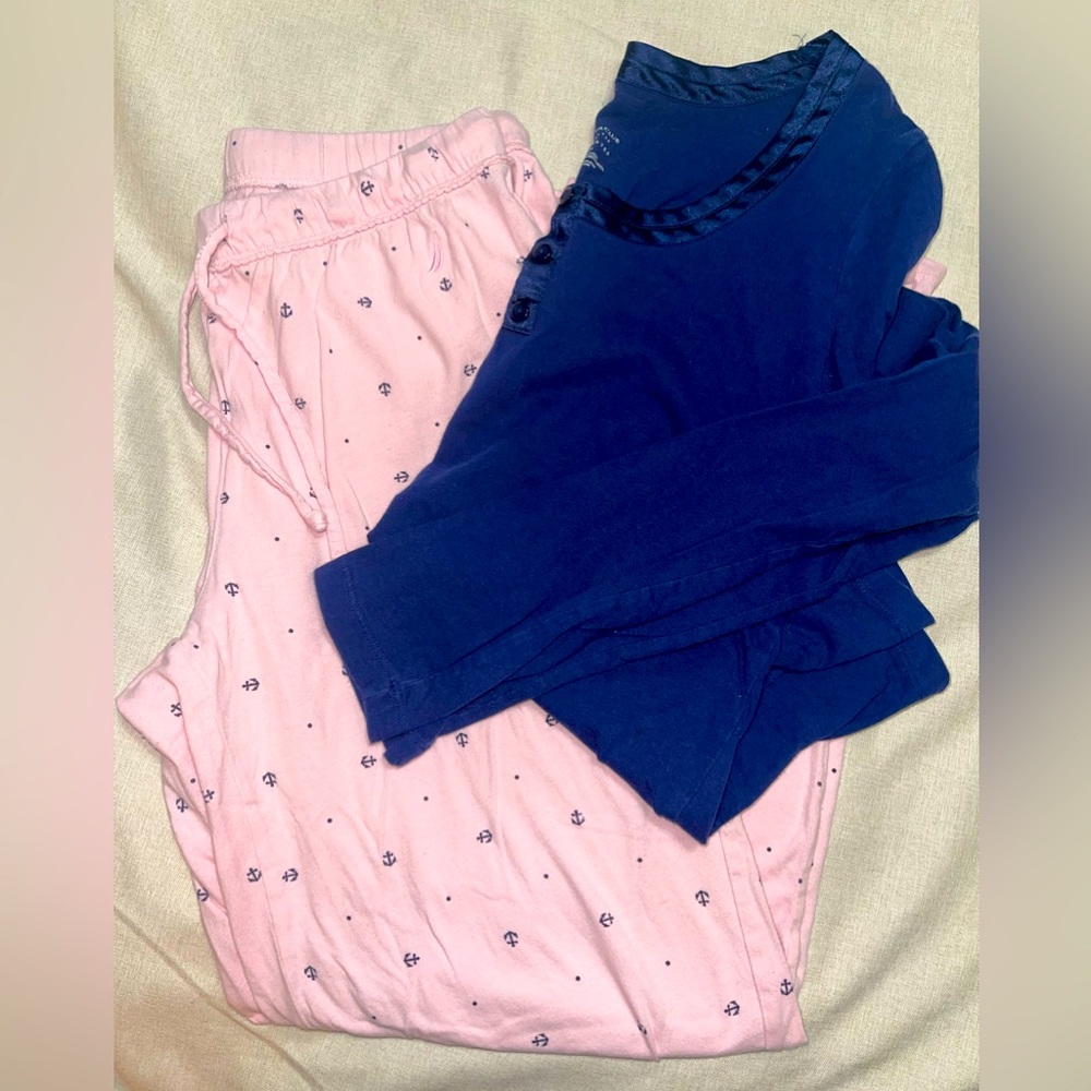 Charter Club Women’s Anchor Pajama Set XS